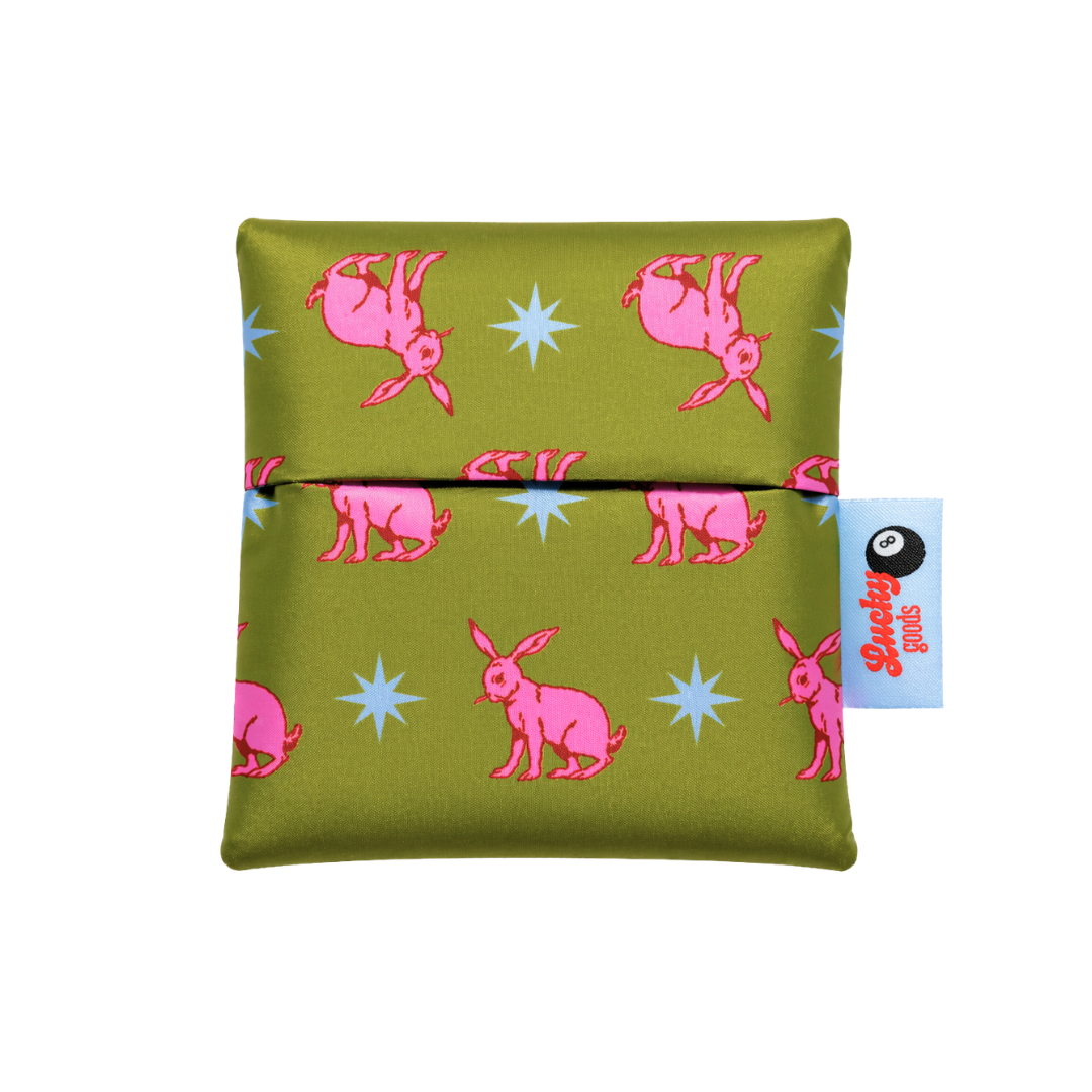 Lucky Rabbit Pattern Foldable Nylon Tote