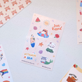 Summer Holiday Glossy Vinyl Sticker Sheets