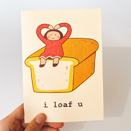 I Loaf You Riso Cards