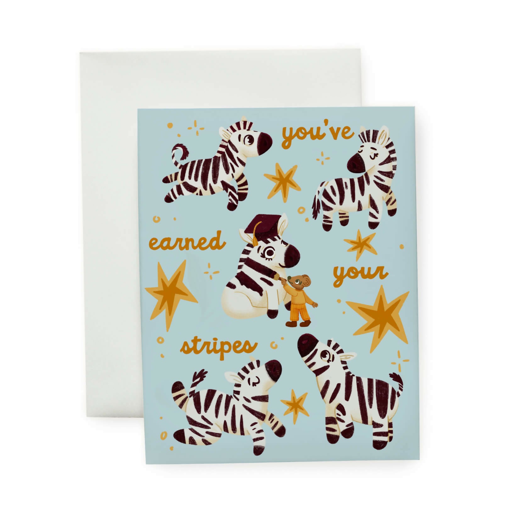 You've Earned Your Stripes Graduation Card