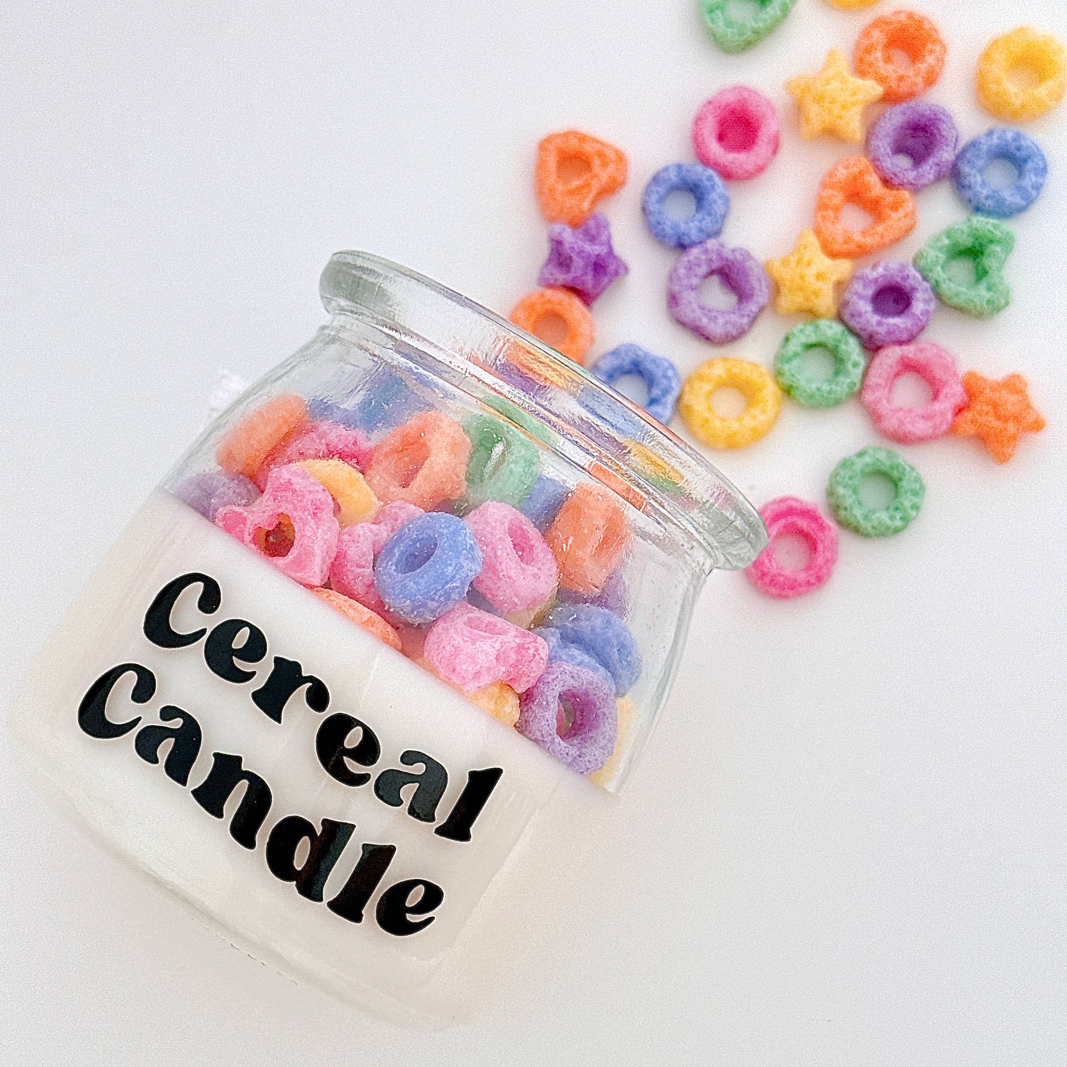 Fruit Loops Cereal Candle | Food Soy Candle