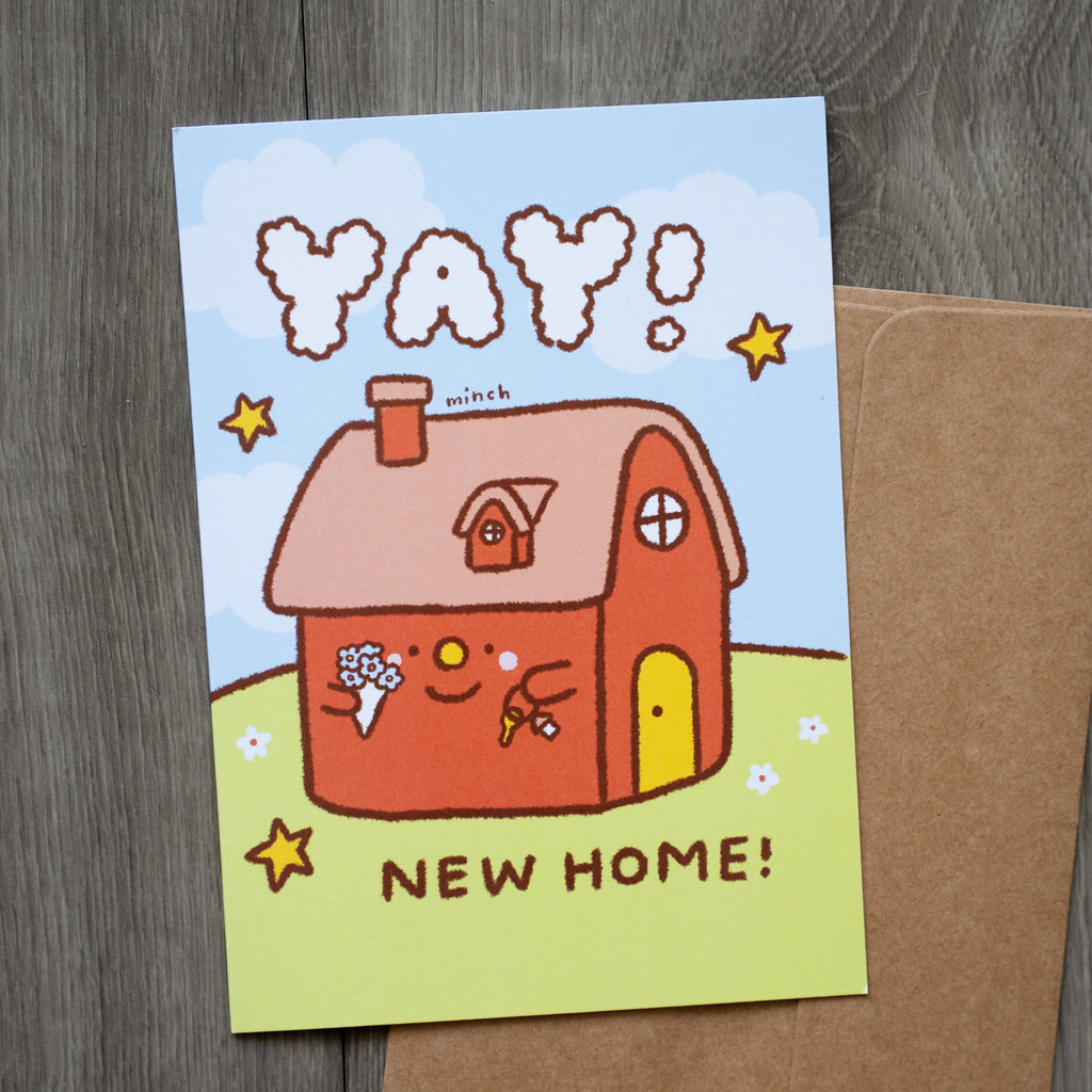 Yay! New Home! Greeting Card