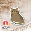 Brown Tabby Cat Magnet