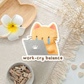 Work-Cry Balance Vinyl Sticker