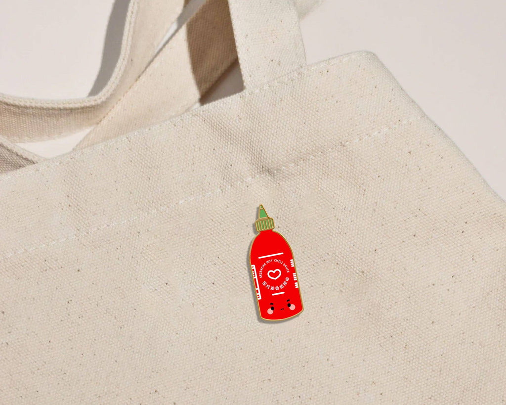 Sriracha Enamel Pin