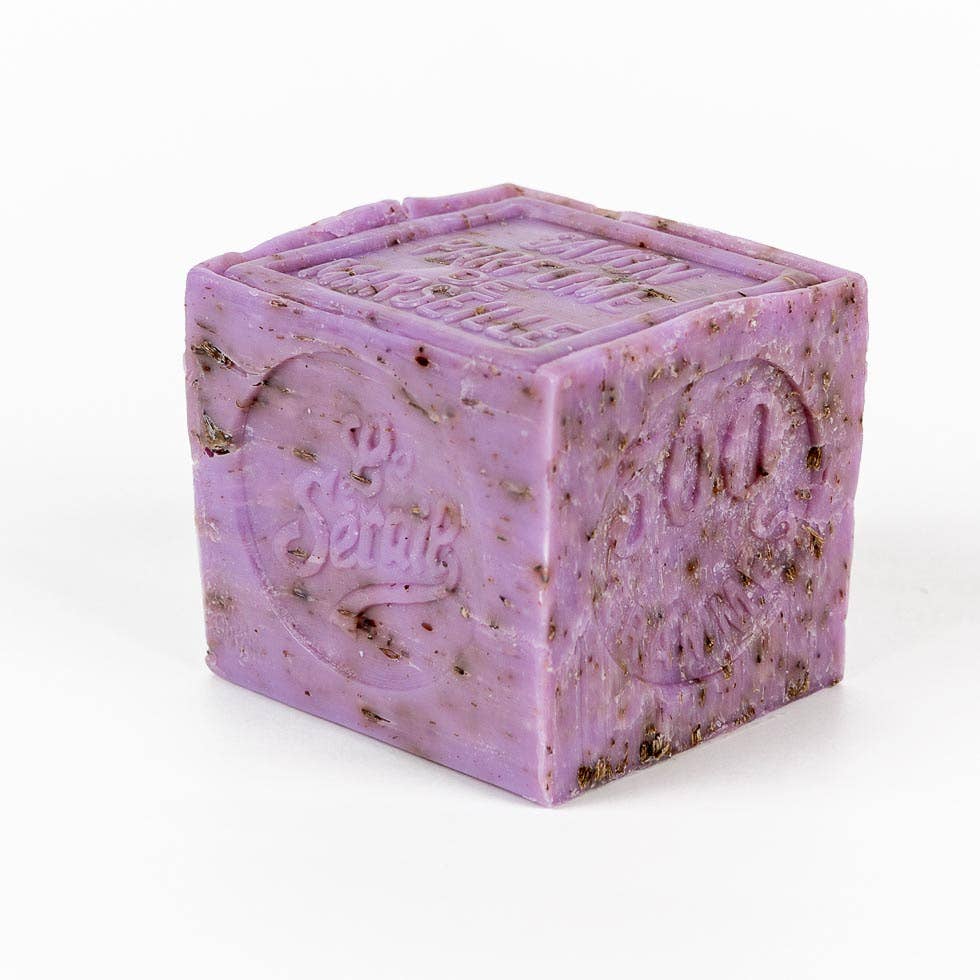 Marseille soap block - 150g or 300g - Scented - Le Serail: 300g / Crushed Lavender flovers