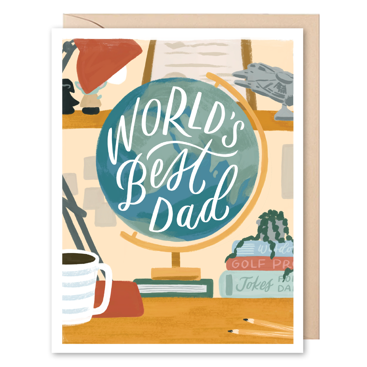 World's Best Dad Card: Single Card