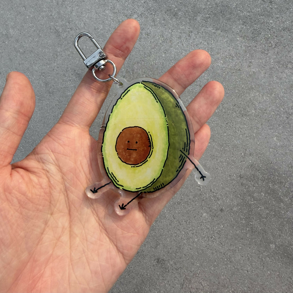 Avocado Keychain