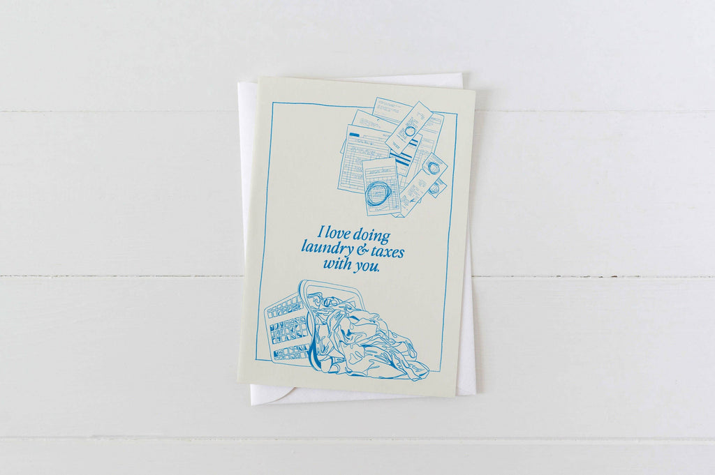 Everything Everywhere All At Once Laundry Love Card