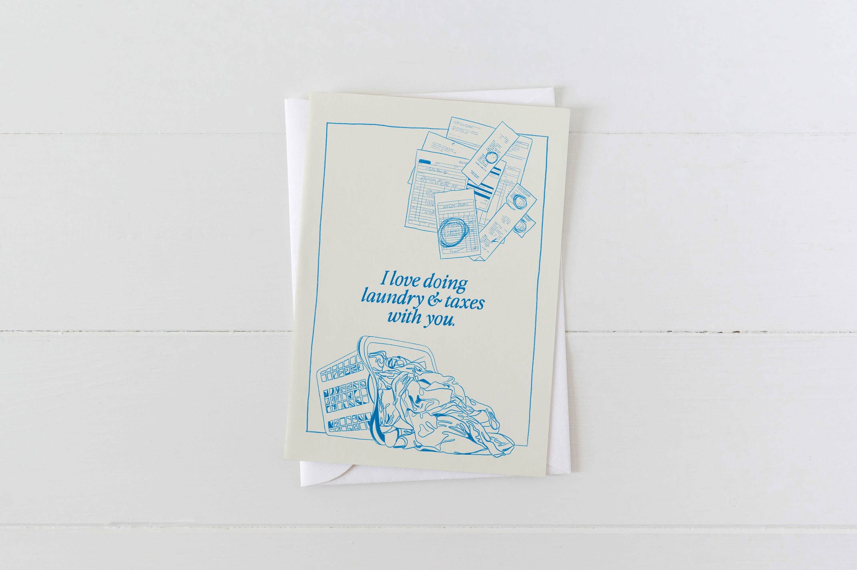 Everything Everywhere All At Once Laundry Love Card