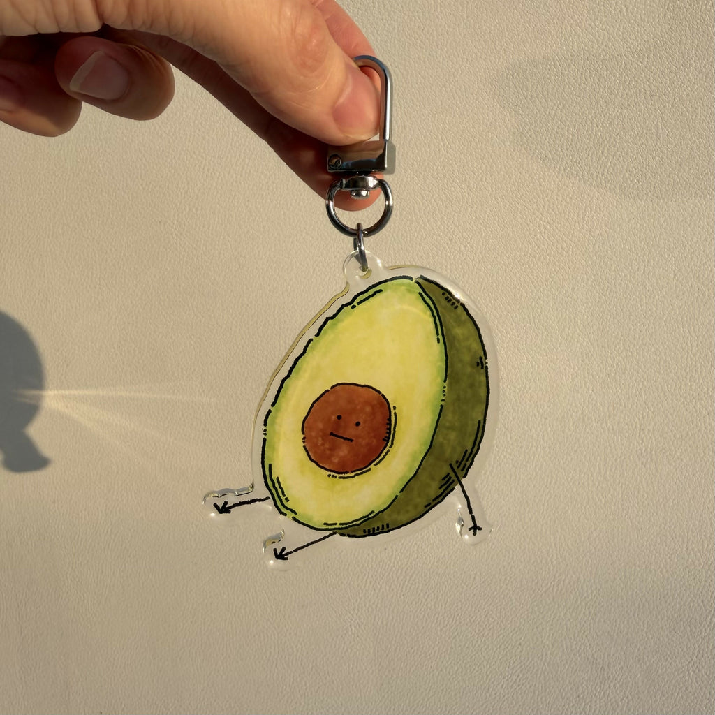 Avocado Keychain