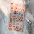 Bear Cafe Sticker Sheet