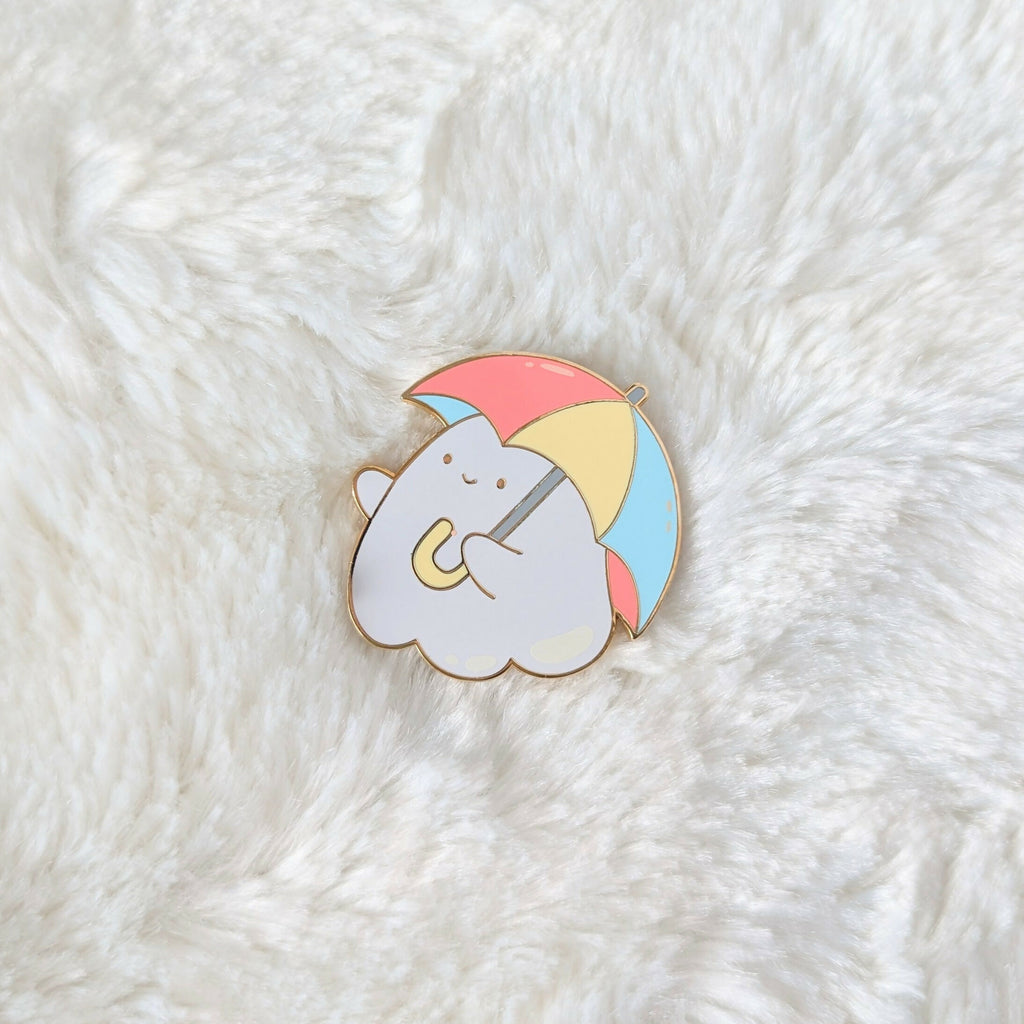 Umbrella Ghost Enamel Pin