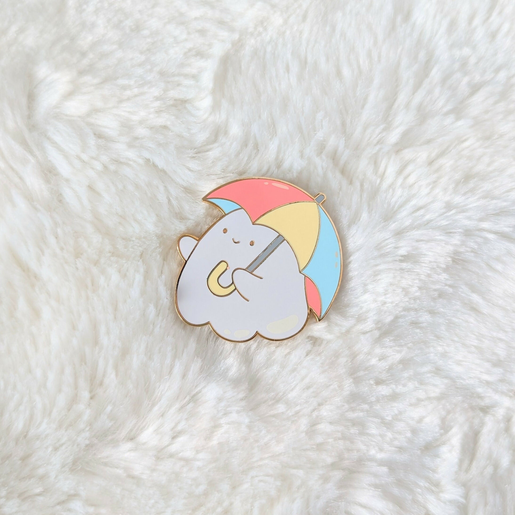 Umbrella Ghost Enamel Pin