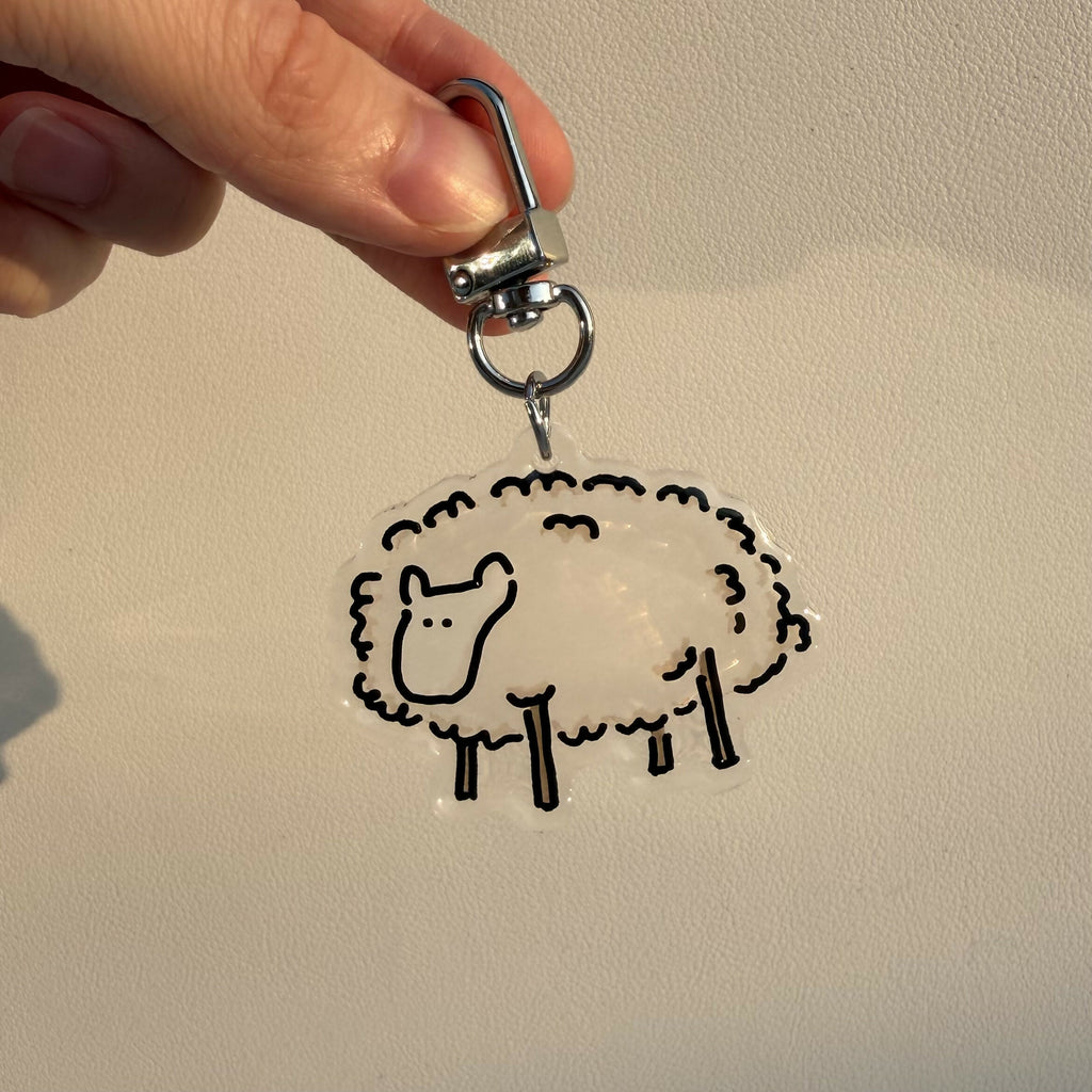 Sheep Keychain