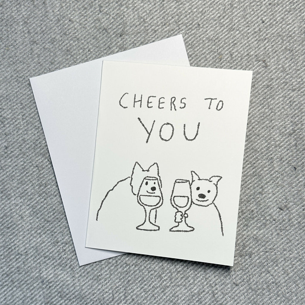 cheers card - dog