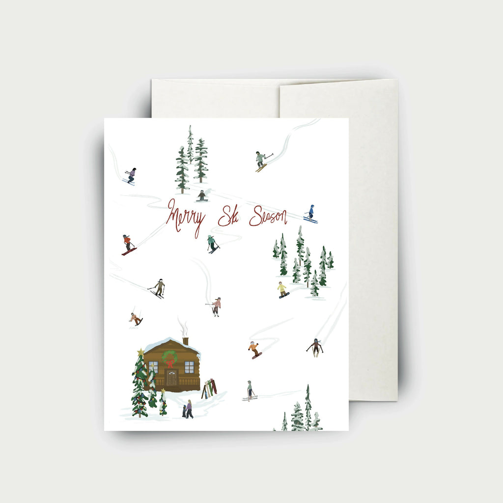 Ski Hill Card