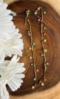 Daisy Chain Necklace (Multicolor)