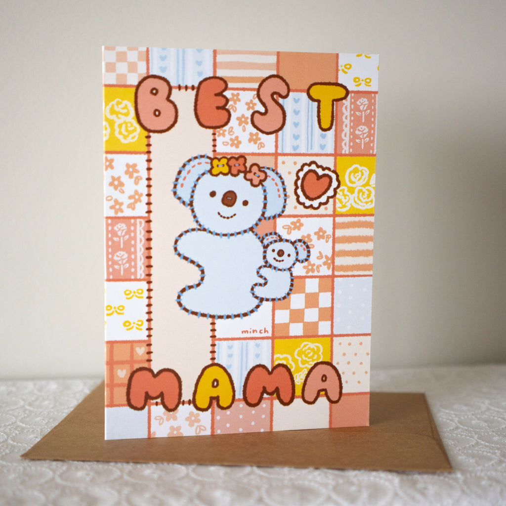 Best Mama Greeting Card