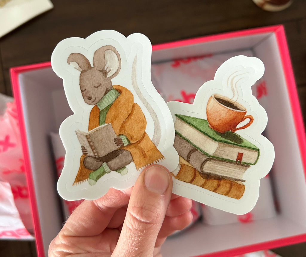 Sticker Pack: Curl up and stay a while