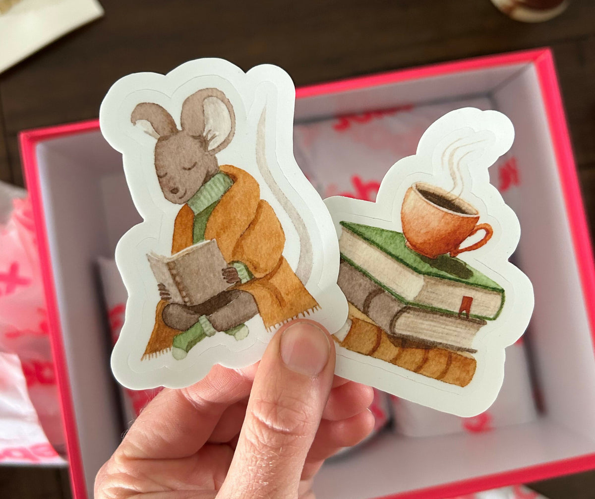 Sticker Pack: Curl up and stay a while