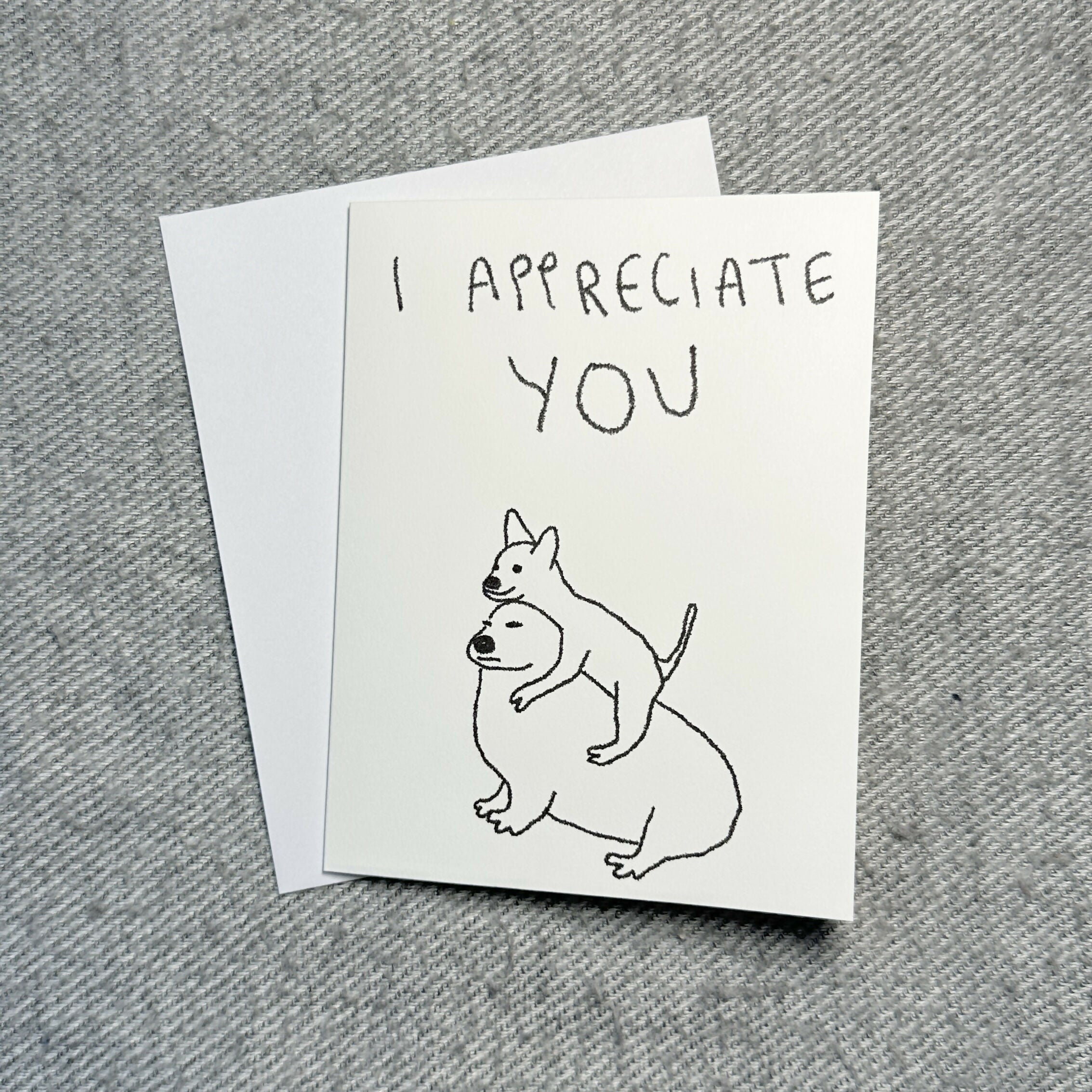 appreciation card - dog