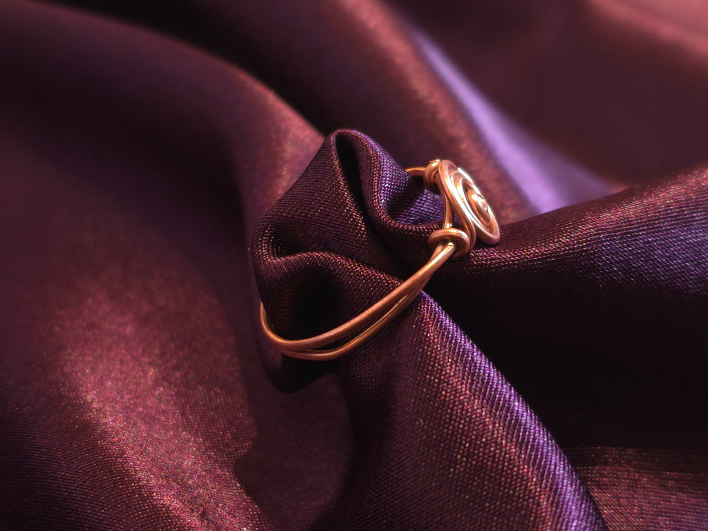 Copper Spiral Ring
