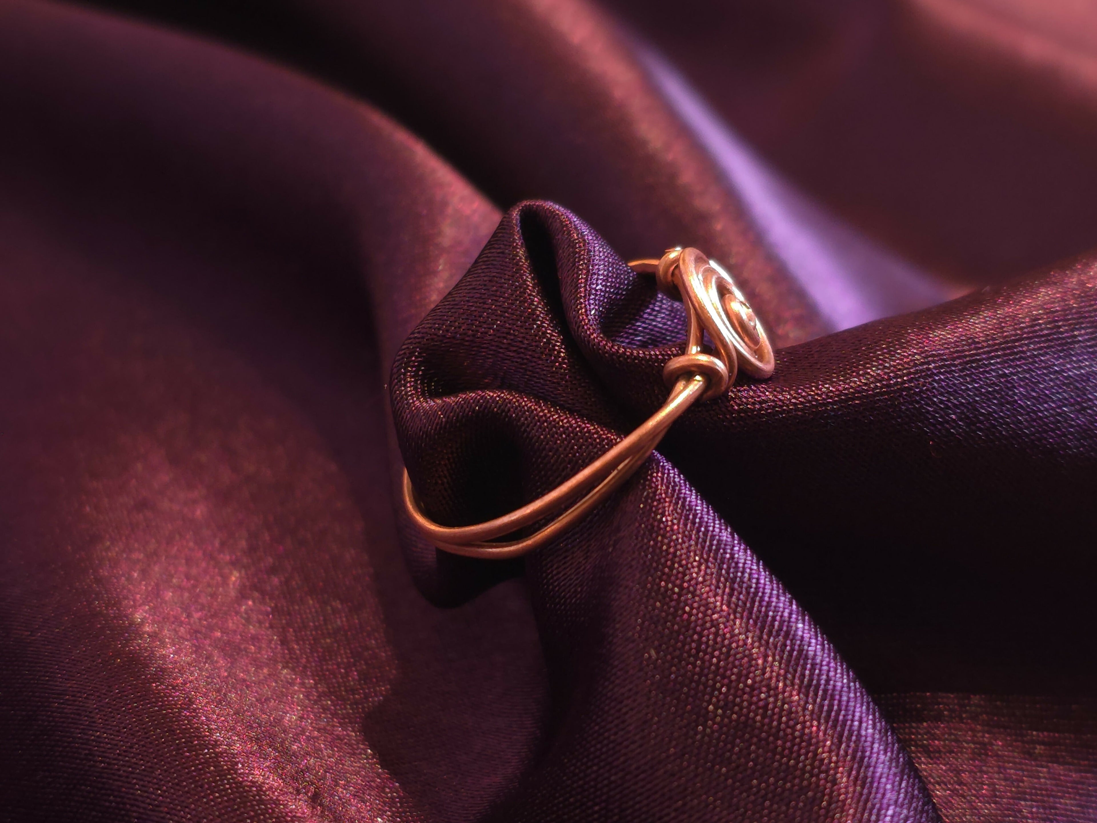 Copper Spiral Ring