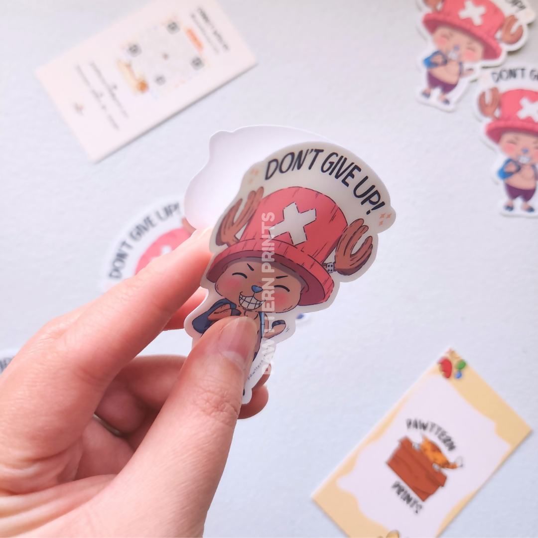 Chibi Chopper Matte Vinyl Die-cut Sticker