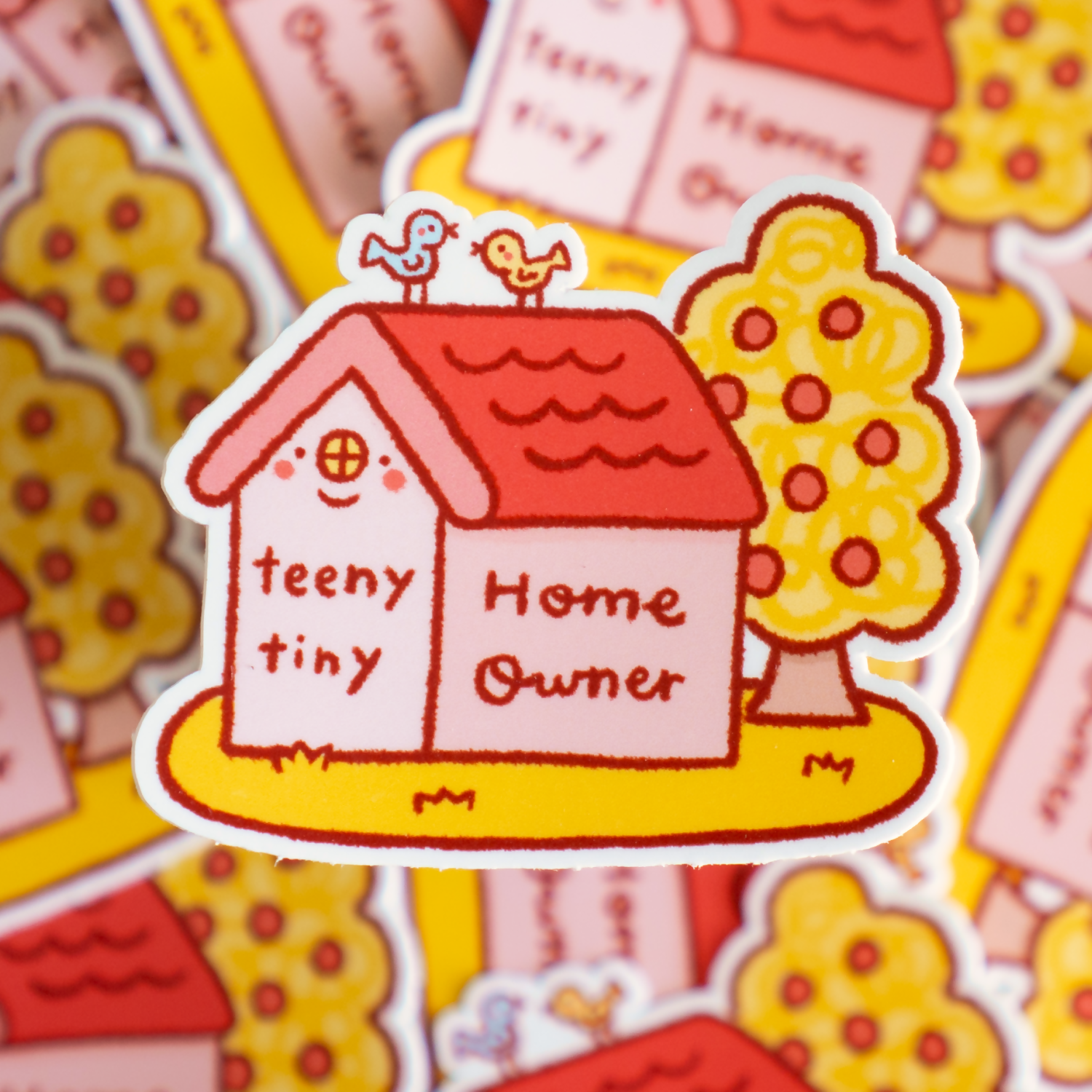 Teeny Tiny Home Owner Die Cut Sticker