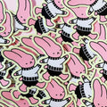 Bunny Stroll Vinyl Sticker