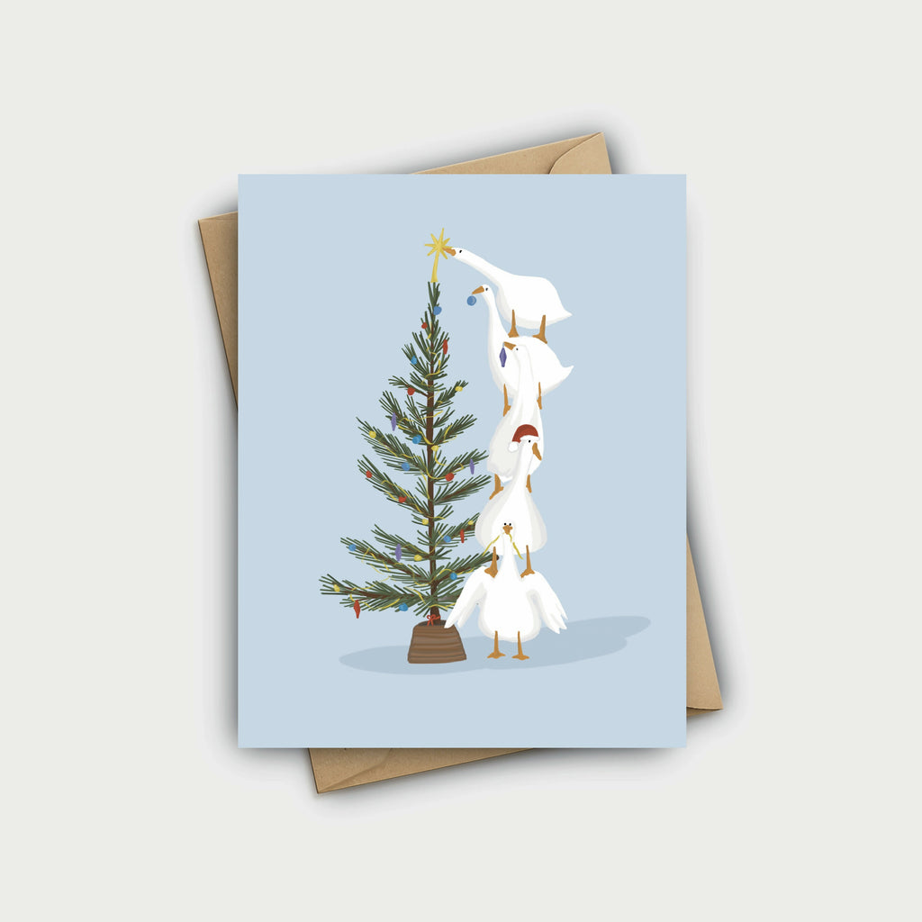 Geese Tree Card