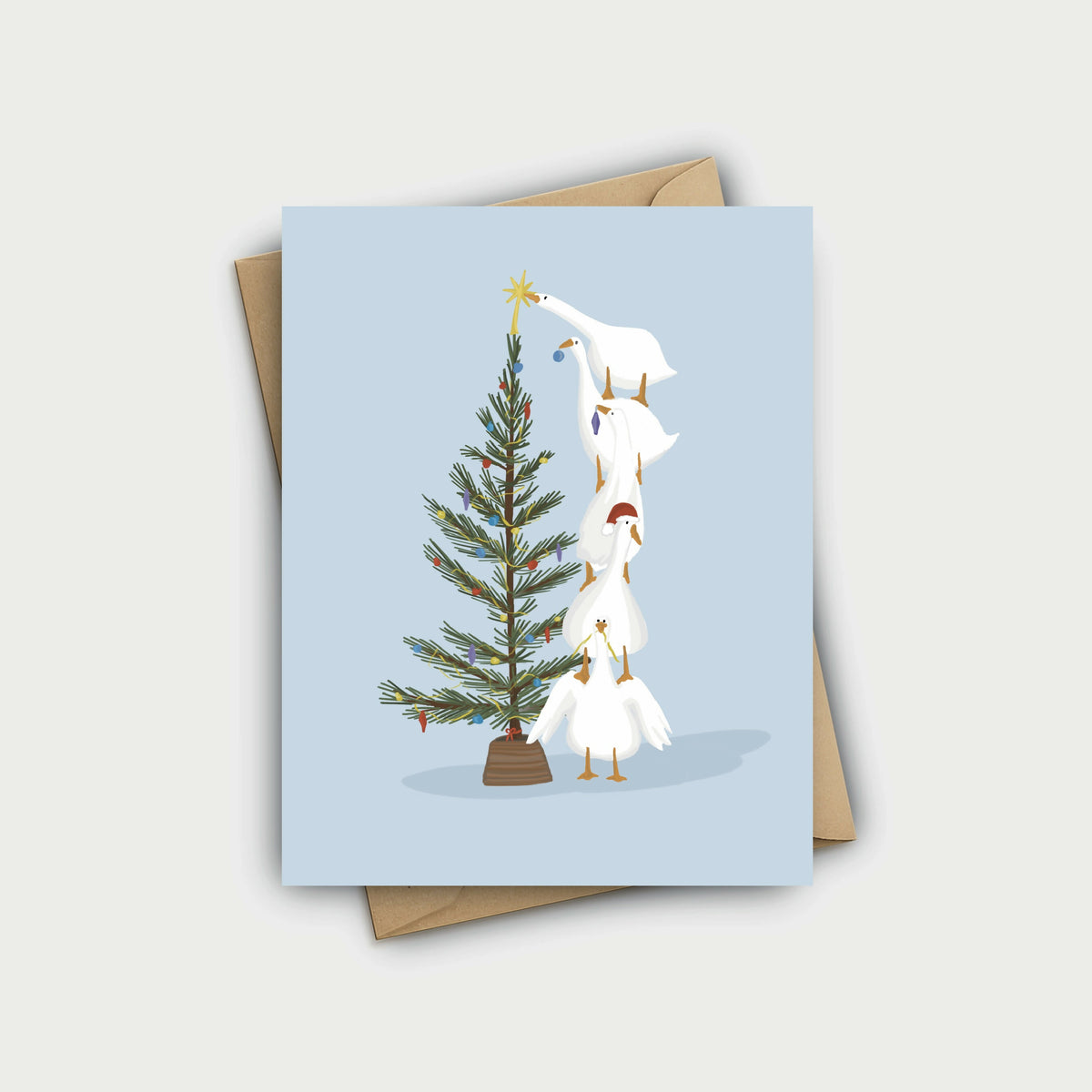 Geese Tree Card