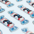 White Rabbit Glitter Sticker