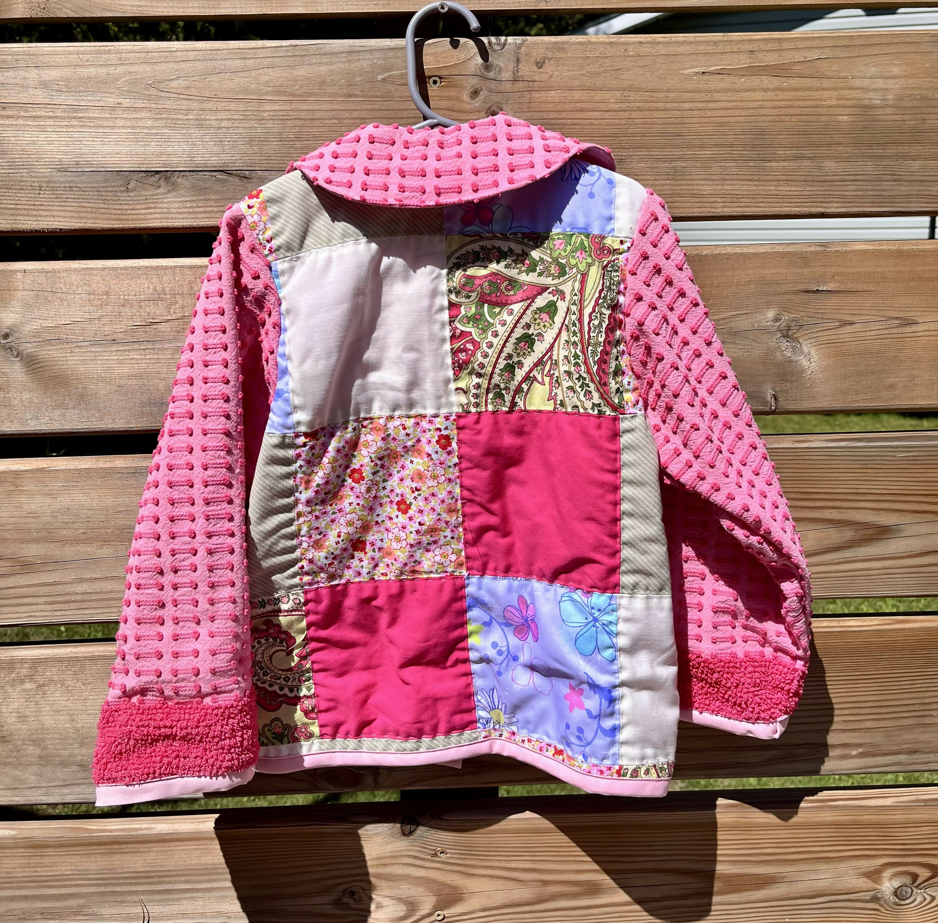 Pink Patchwork Paisley Coat