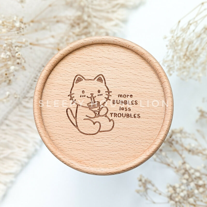 More Bubbles Less Troubles Coaster