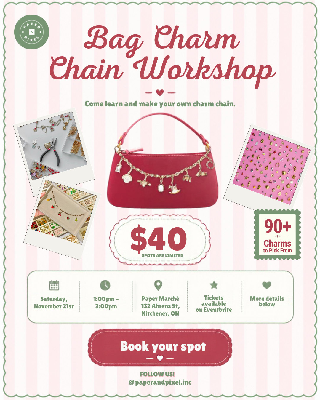 Bag Charm Chain workshop