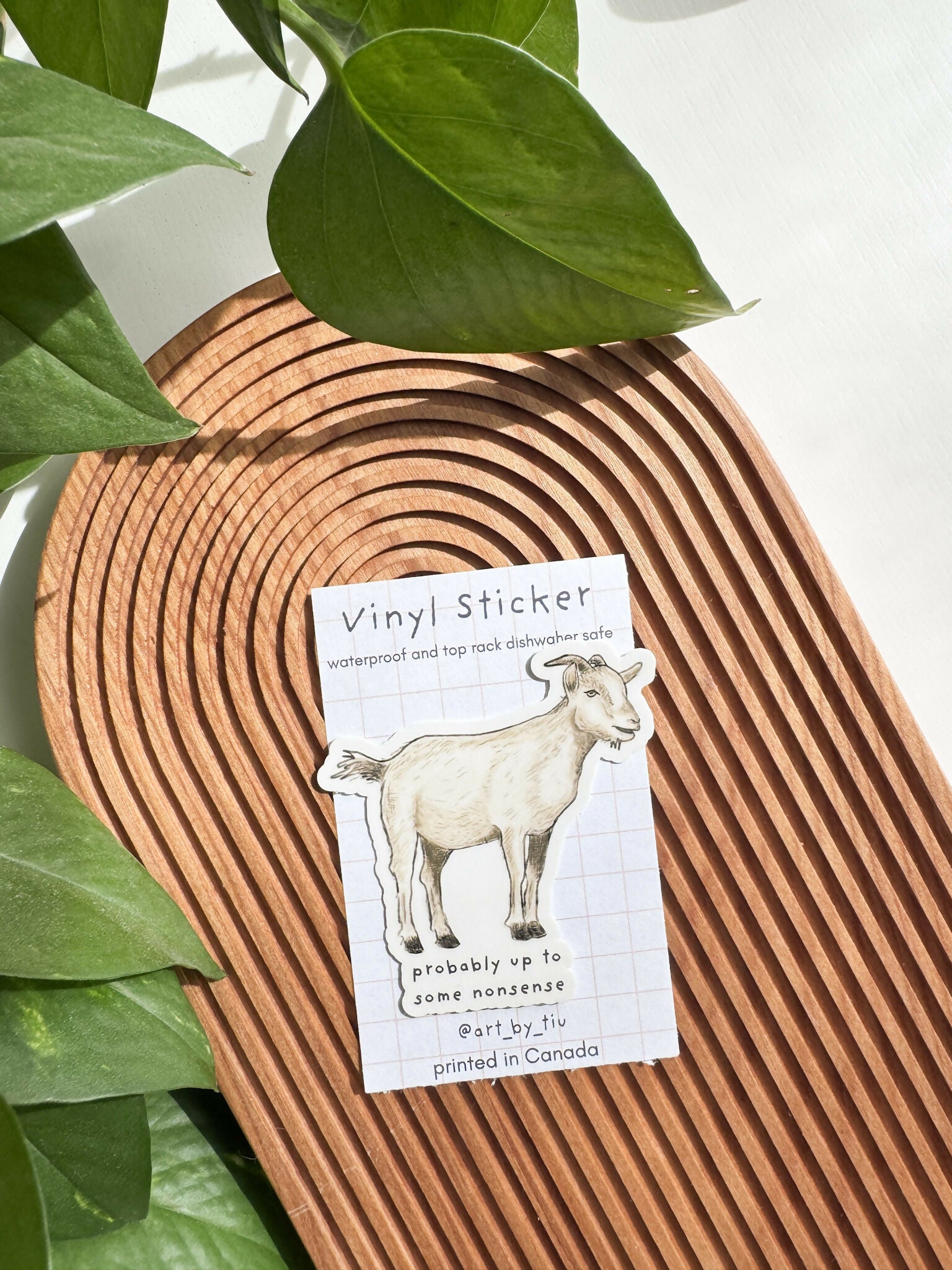 Nonsense Goat Sticker
