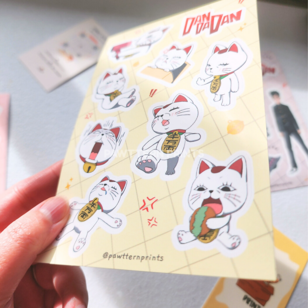 DDD Turbo Granny Fan Art Matte Vinyl Sticker Sheet