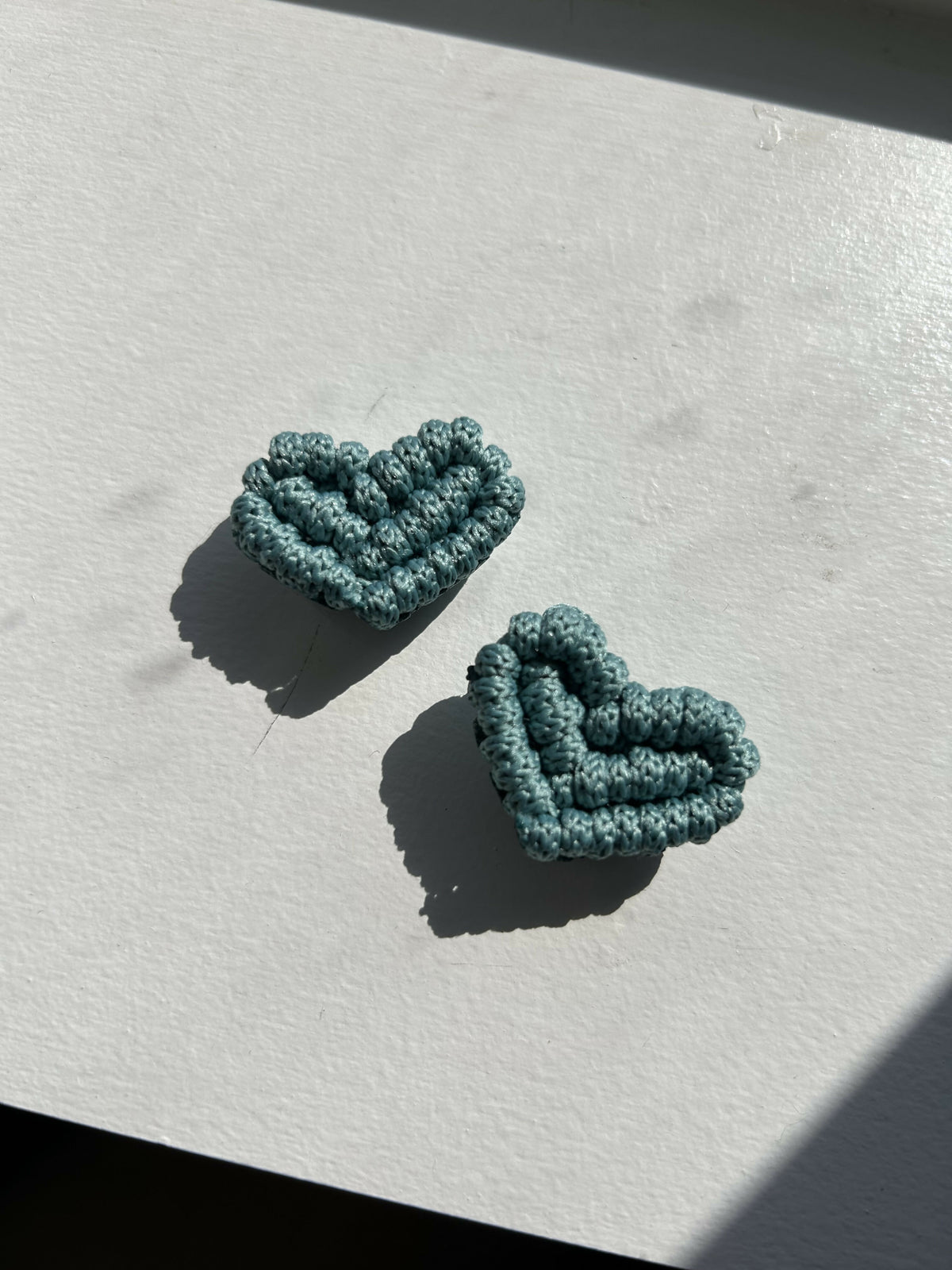 Macrame Heart Magnets - Pack of 2