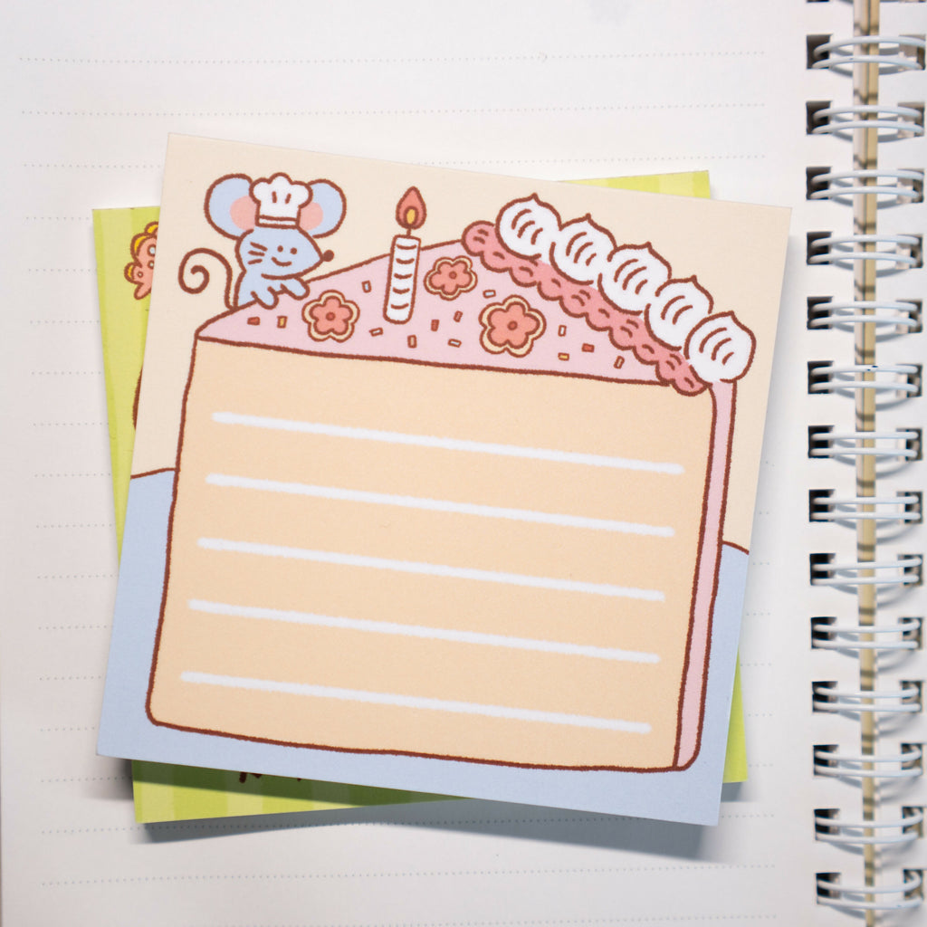 Slice of Cake Square Notepad