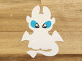 Gift Tag - White Dragon