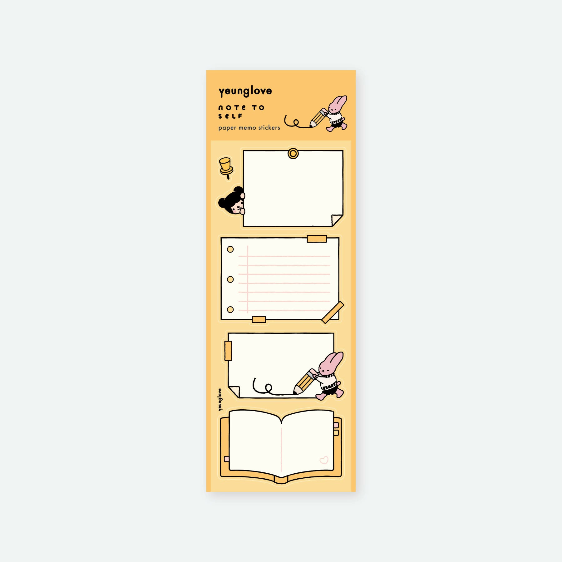 Note to Self Paper Memo Sticker