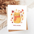 Hello Autumn Greeting Card