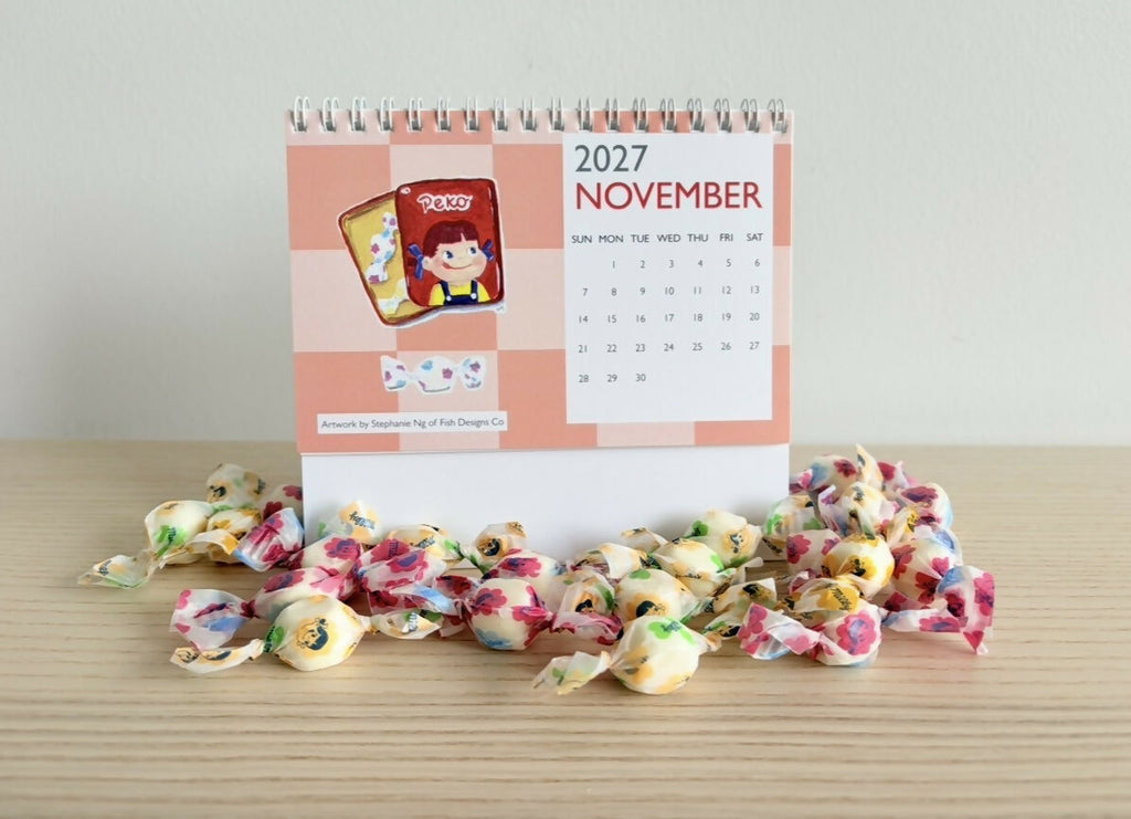 2027 Calendar - Childhood Snacks