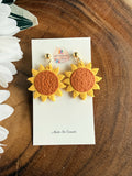 Full Sunflower earrings