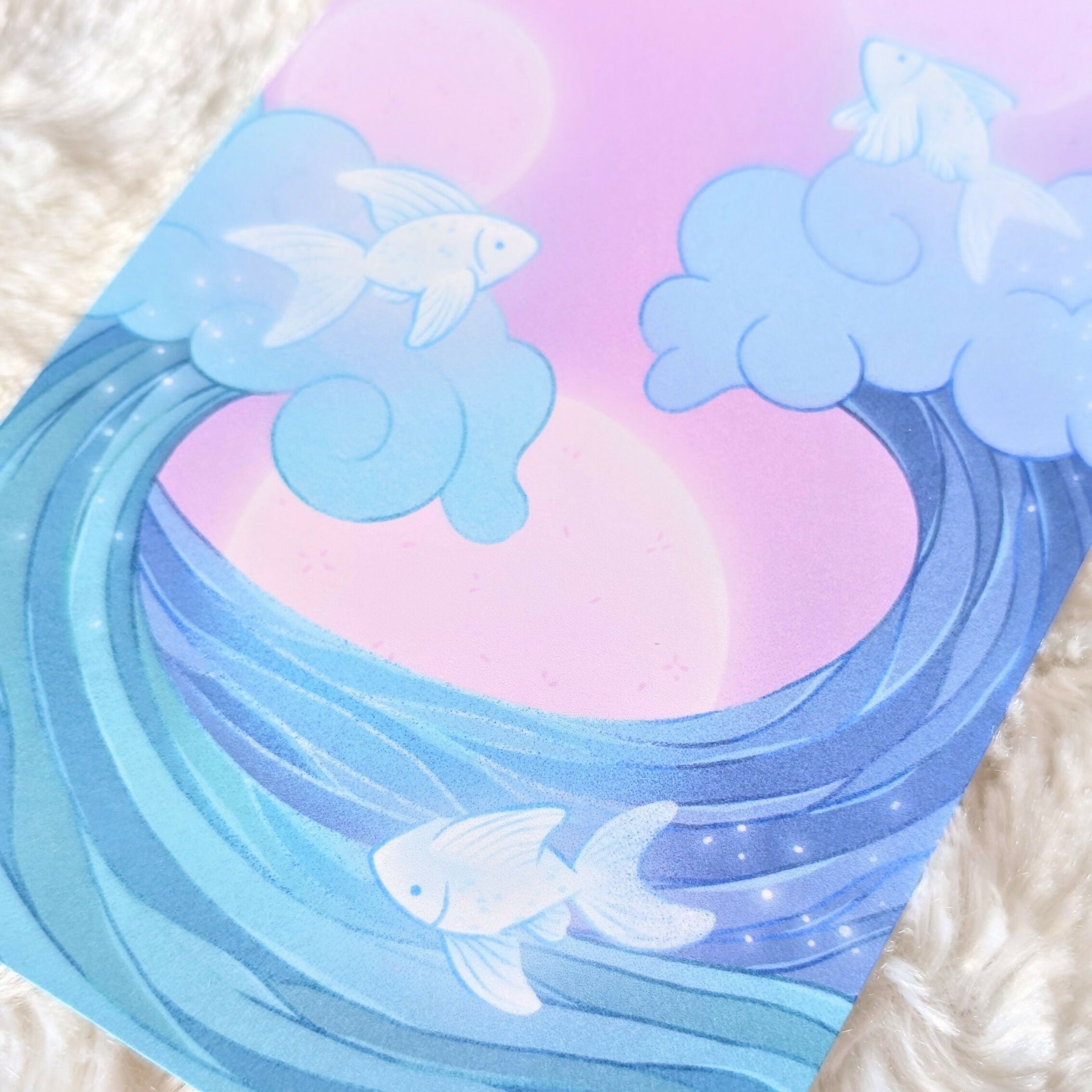 Waves Postcard