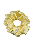 Large Satin Scrunchie - Yellow