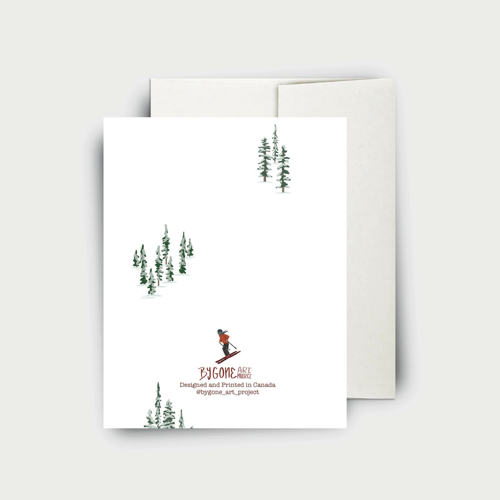 Ski Hill Card
