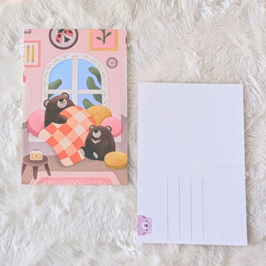 Cozy Bears Postcard